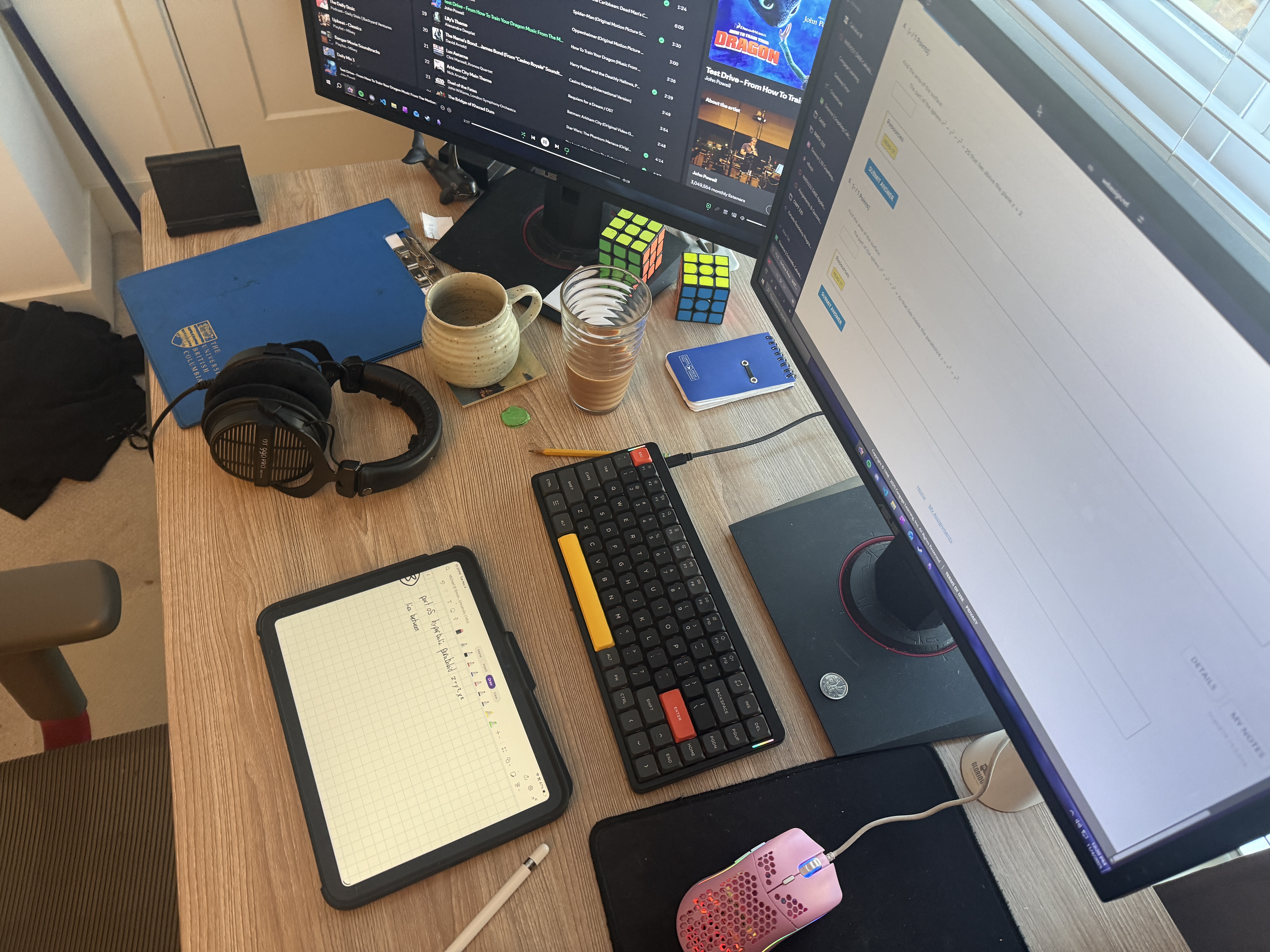Michael's desk setup