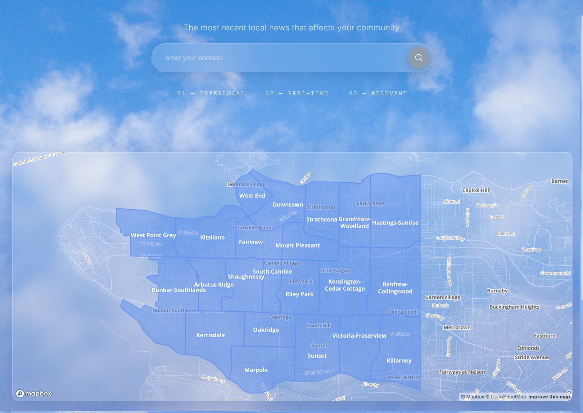 Neighbourhood News project preview